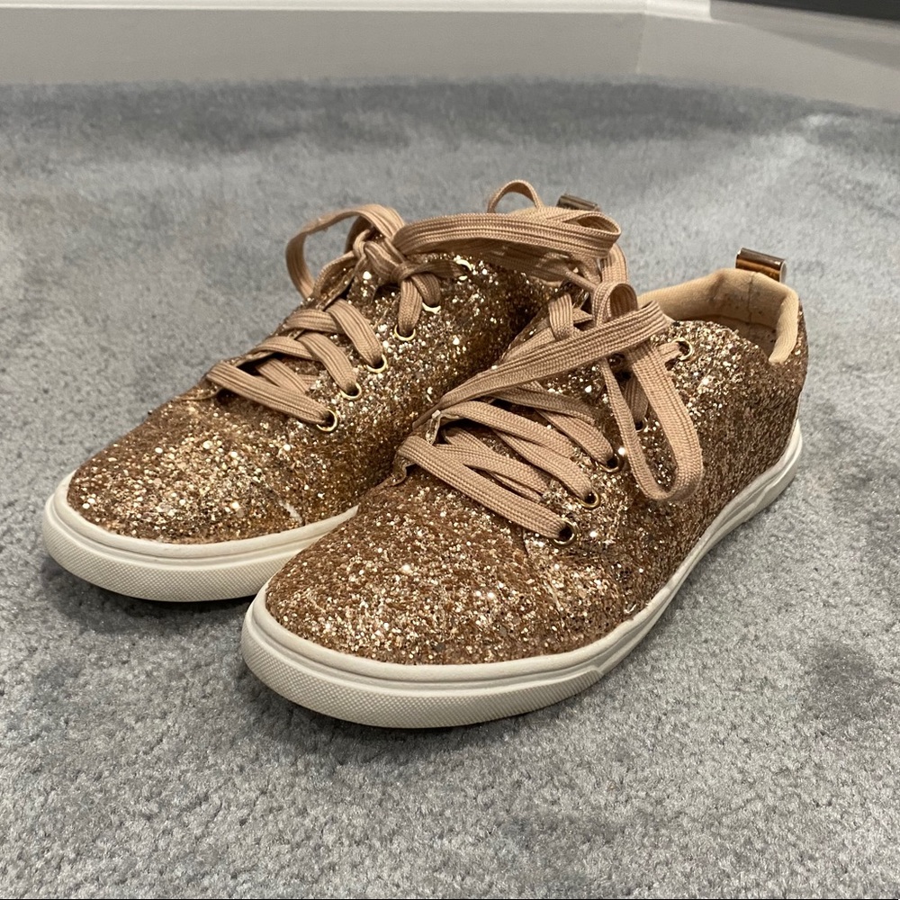 Rose Gold Sneakers